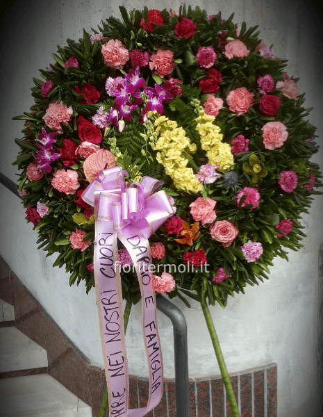 Corona Funebre diametro 100 cm