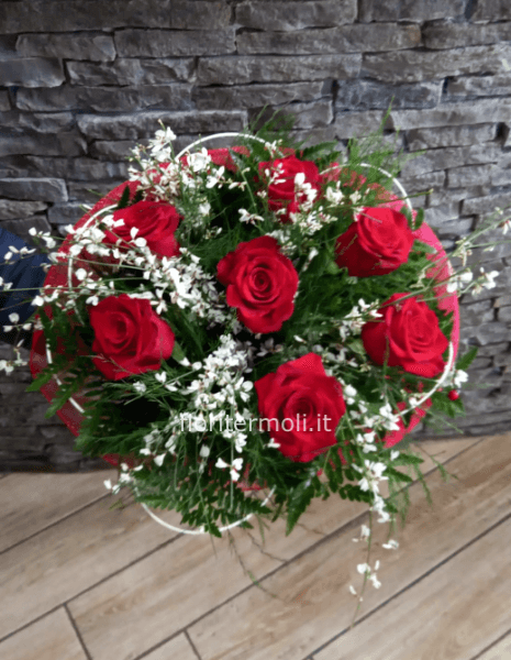 Bouquet con cuore ti amo